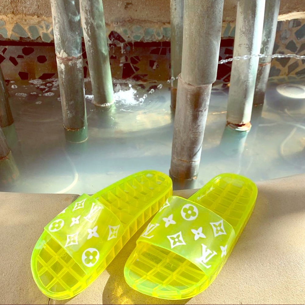 Custom made jelly LV jelly Sandals